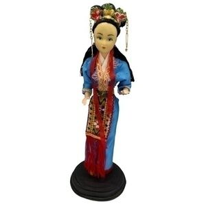 Vintage Doll Japanese Asian Geisha Dancer 11 Inch‎ Doll